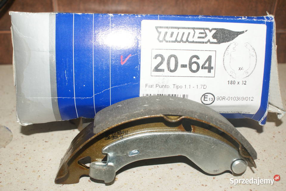 2064 TOMEX brakes SZCZĘKI HAMULC FIAT PUNTO 9399 Białobrzegi