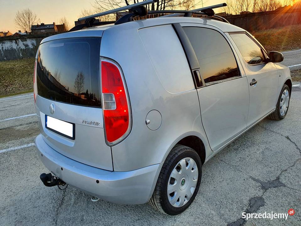 Skoda Praktik 14TDi 2007 Klima Dostawcze Rok produkcji 2007 Jasło sprzedam