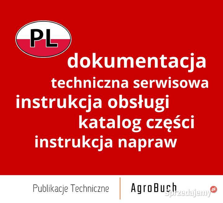 Manitou Instrukcja obsługi DTR napraw serwisowa Szamotuły sprzedam