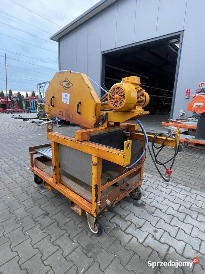 Piła przecinarka stolikowa do silki cegieł pełny VAT Ślesin