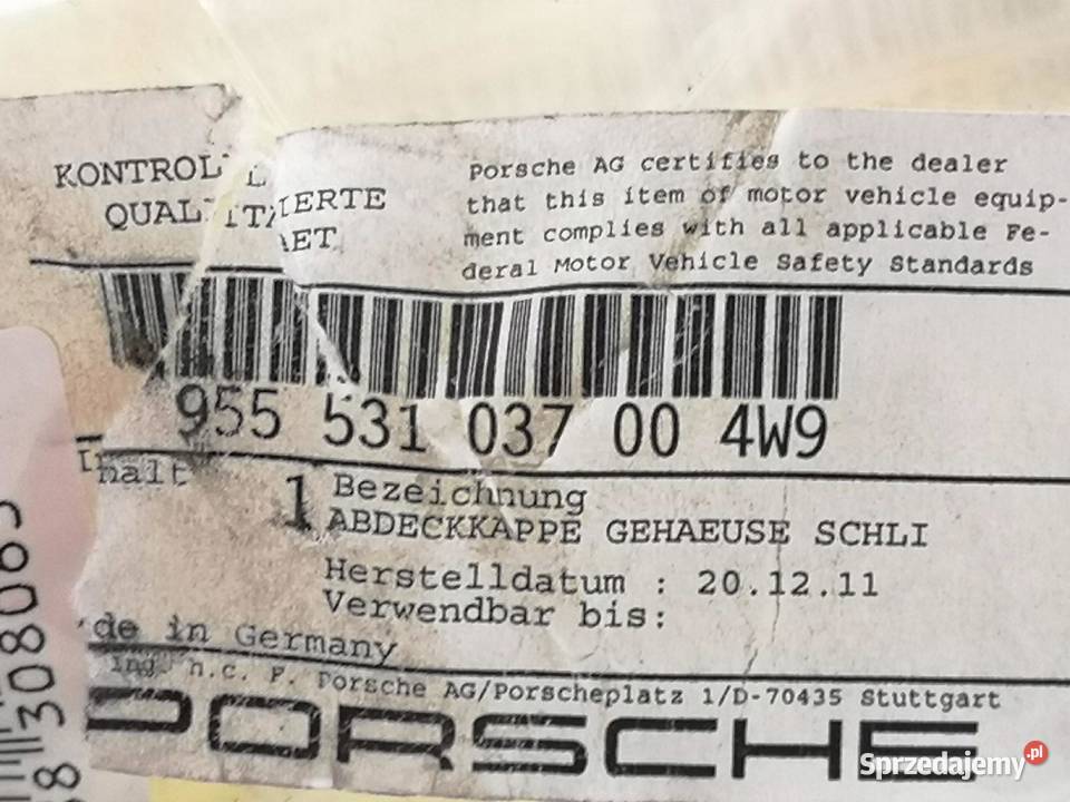RAMKA ZAMKA KLAMKI LEWY PRZÓD PORSCHE CAYENNE 10 lubelskie