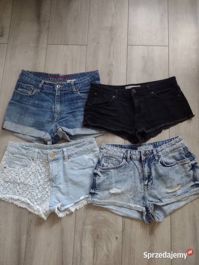 Spodenki jeansowe krótkie szorty zestaw lubelskie Puławy