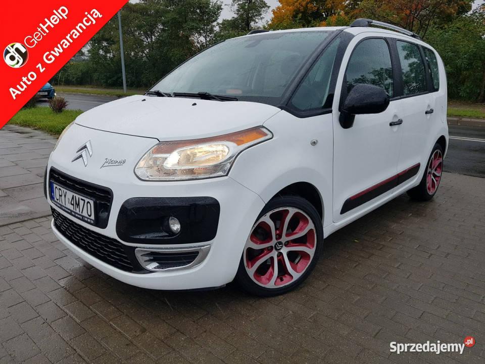 Citroen C3 Picasso 14 Benzyna Exclusive biały Włocławek