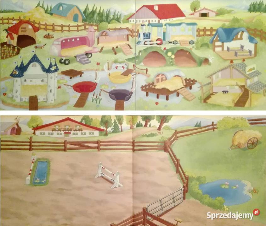 Książka Książeczka Naklejkami Naklejki Wieś sprzedam