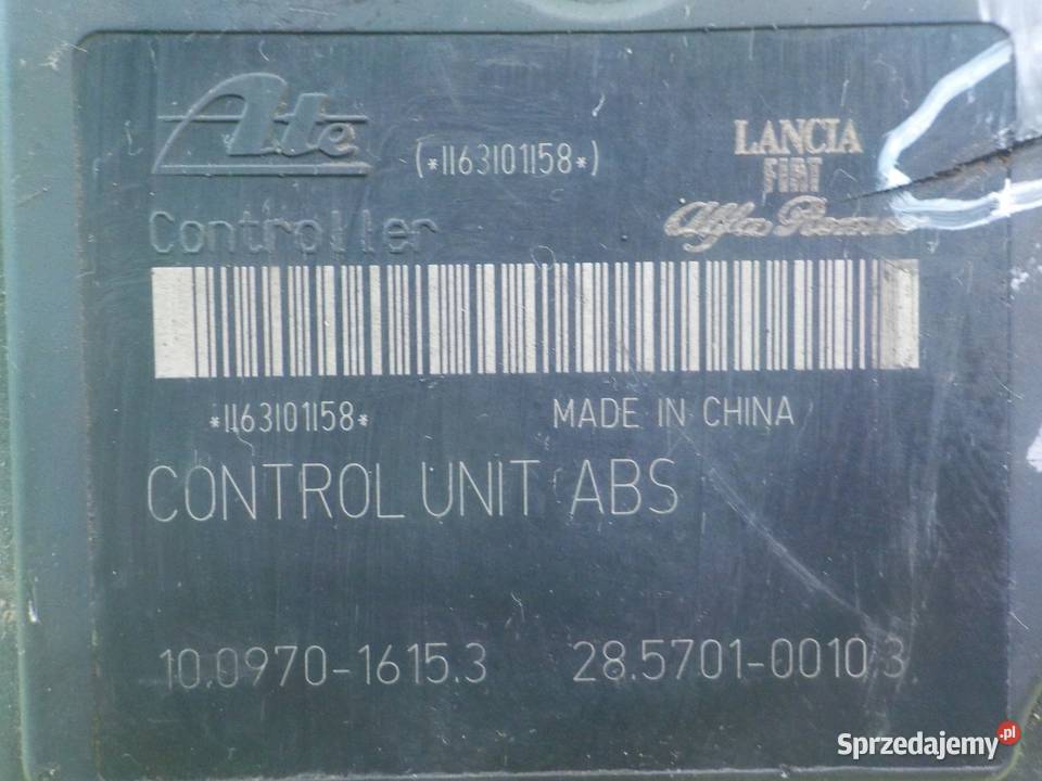 OPEL COMBO D 13 CDTI 14r VAN L1H1 pompa ABS osobowe Suków