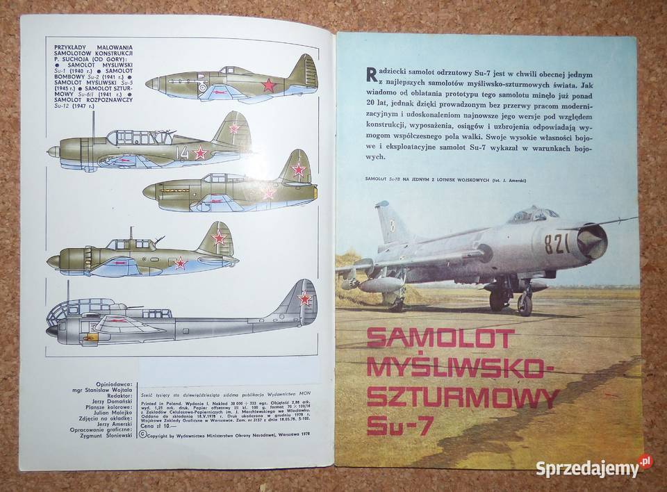 W Stech Samolot Su7 Warszawa