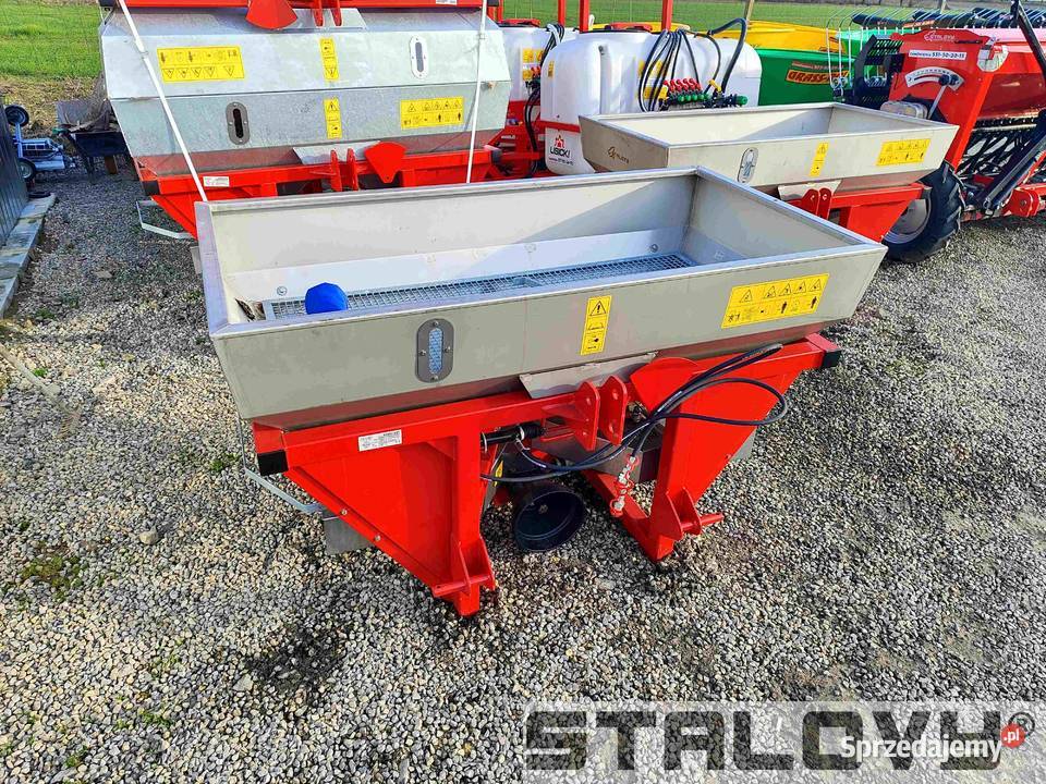 STALOVY Rozsiewacz nawozu dwutarczowy 600L lubelskie Barchaczów