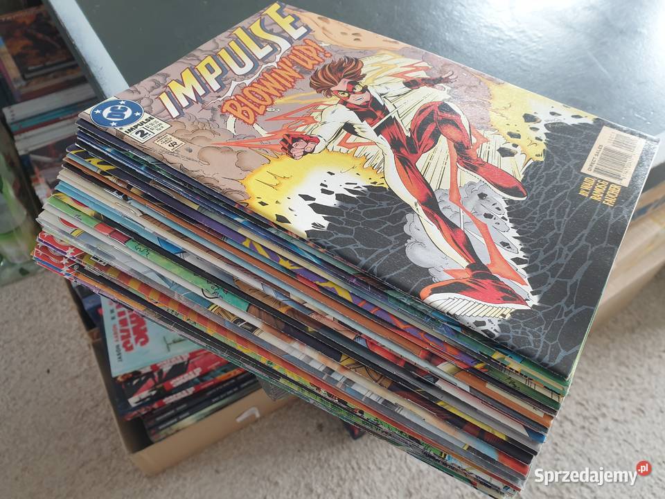 Impulse zestaw 29 oryginalnych komiksów DC USA Amerykańskie pomorskie Gdynia