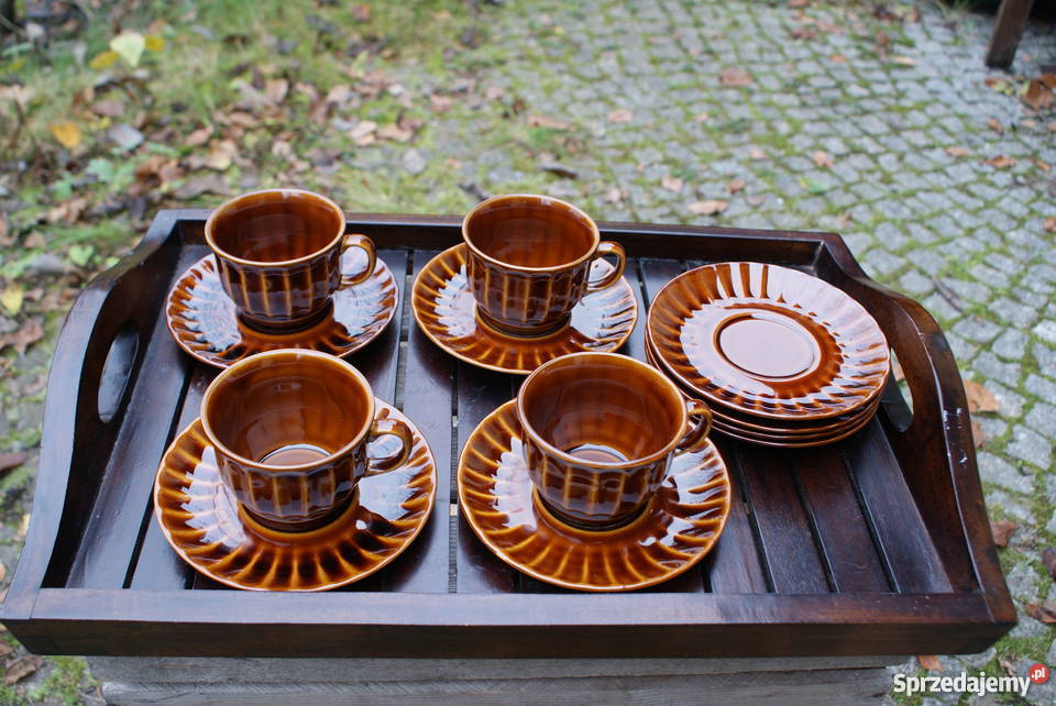 Filiżanki z porcelitu Pruszków vintagePRL Akcesoria kuchenne