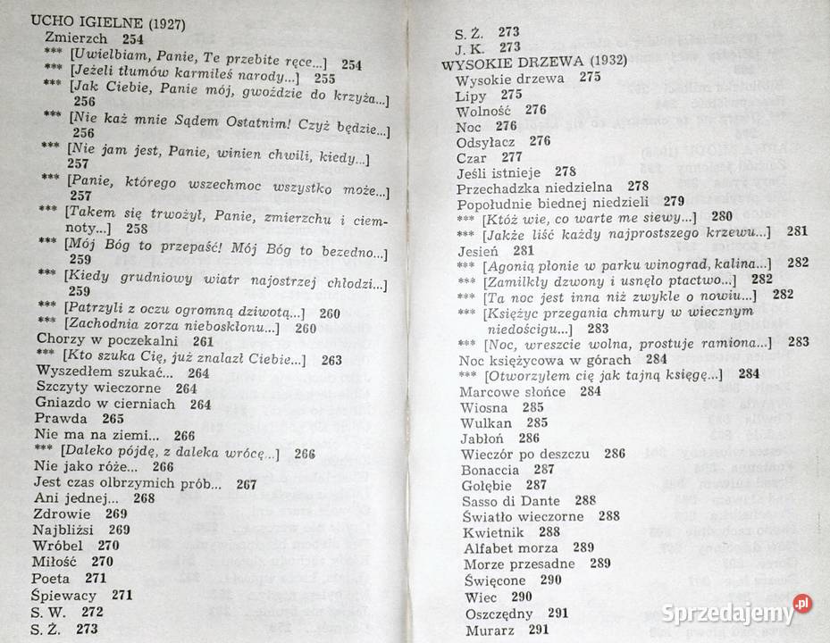 Poezje wybrane Leopold Staff lubelskie Chełm sprzedam