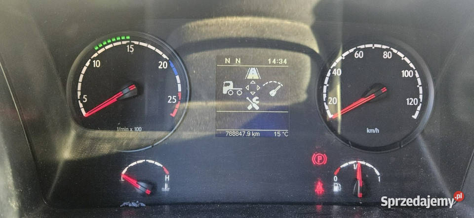 Scania P250 Euro 6 sypialna firanka wys260 winda Góra Kalwaria