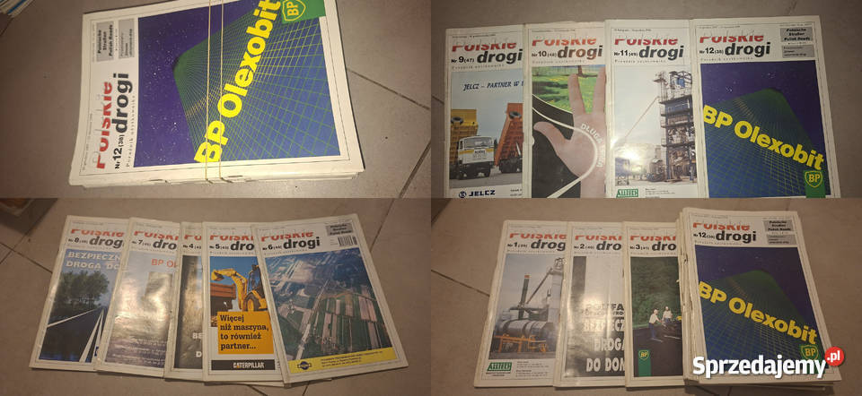 Kolekcja Magazyn Polskie Drogi 1998 Kompletny wielkopolskie Leszno