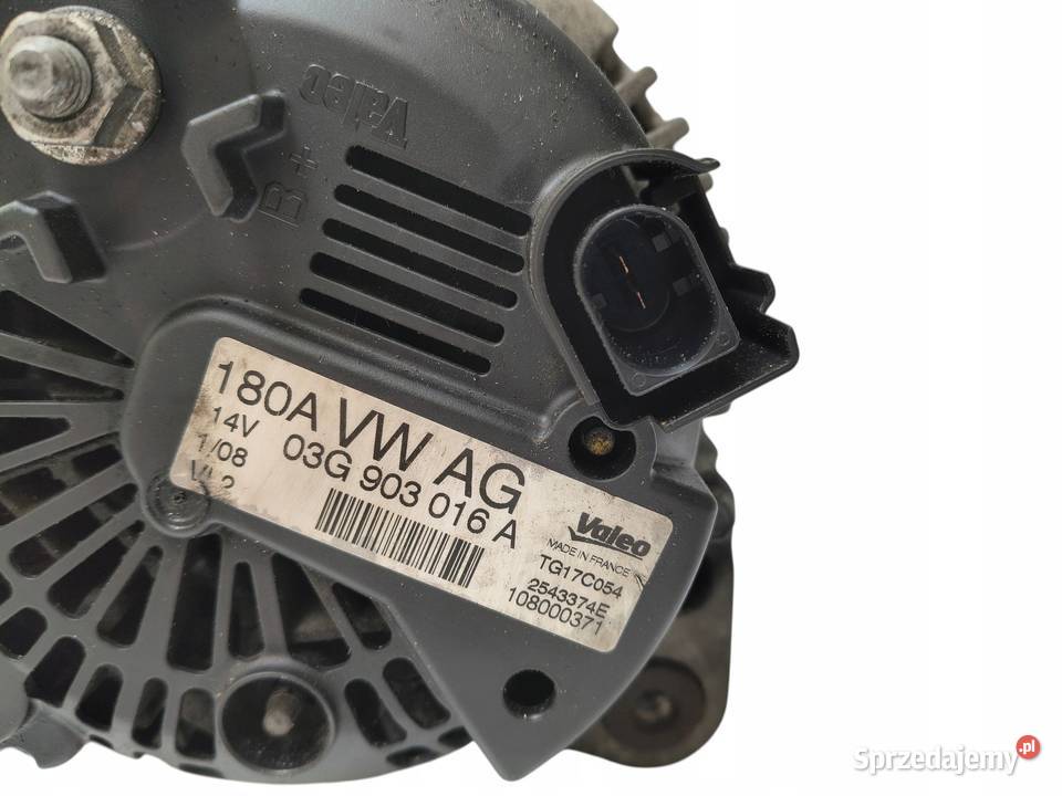 ALTERNATOR Audi A6 C6 A4 B7 20 TDI 03G903016A