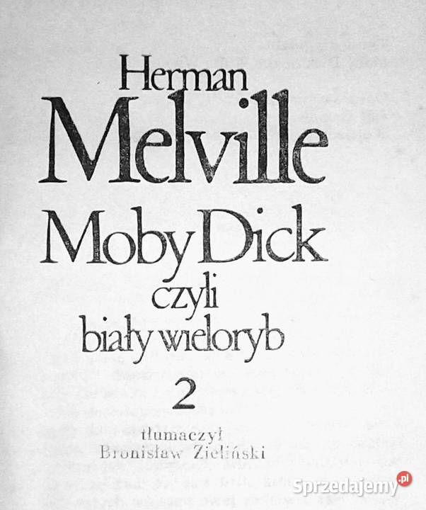 Moby Dick Tom 12 Herman Melville Chełm