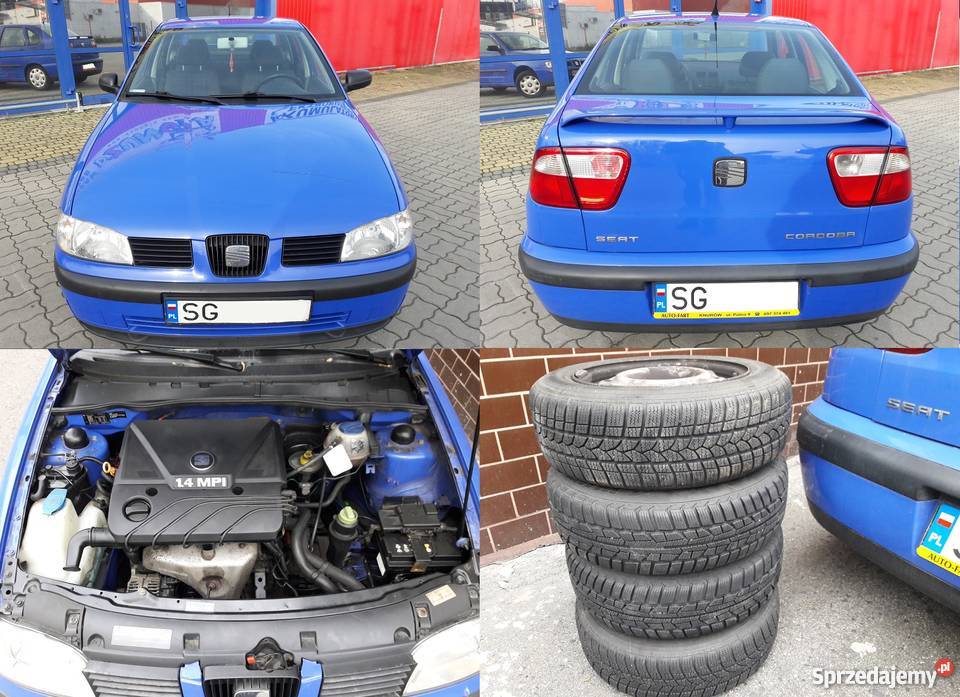 SEAT CORDOBA 14MPI 2000r Lift Krajowy Pierwszy gniazdo USB Gliwice