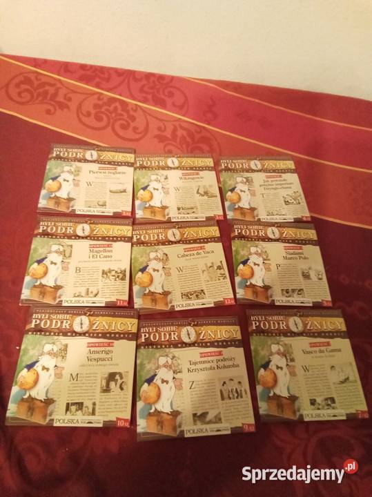 Byli sobie podróżnicy mapy 9 płyt Warszawa