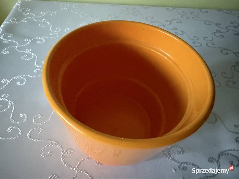 Donica Pomarańczowa Ceramiczna Dekoracyjna i Czerwionka-Leszczyny