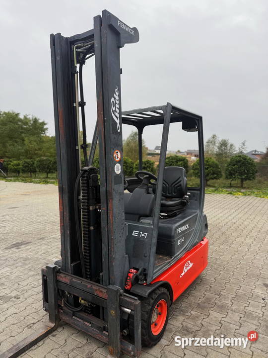 wózek widłowy elektryczny LINDE E1402 Triplex Działoszyn sprzedam