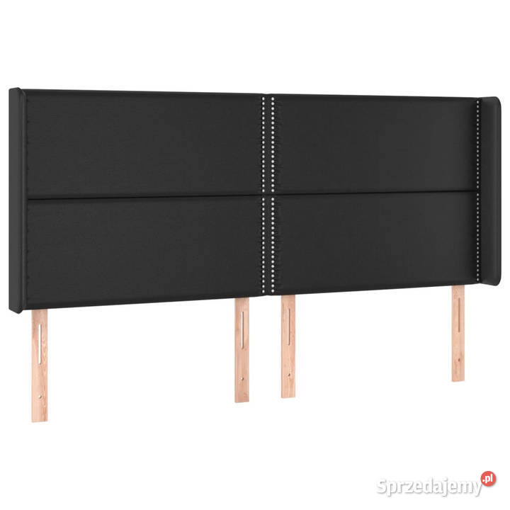 Zagłówek do łóżka z LED czarny 203x16x118128 Warszawa