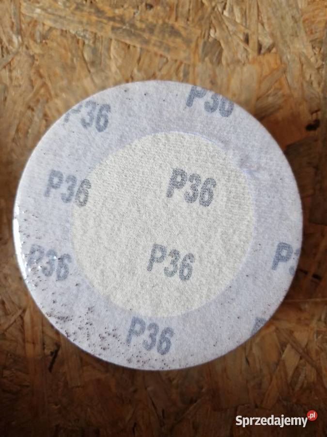 50x KRĄŻKI ŚCIERNE 125 SAMOPRZYLEPNE NA RZEP P40 Głogowa sprzedam