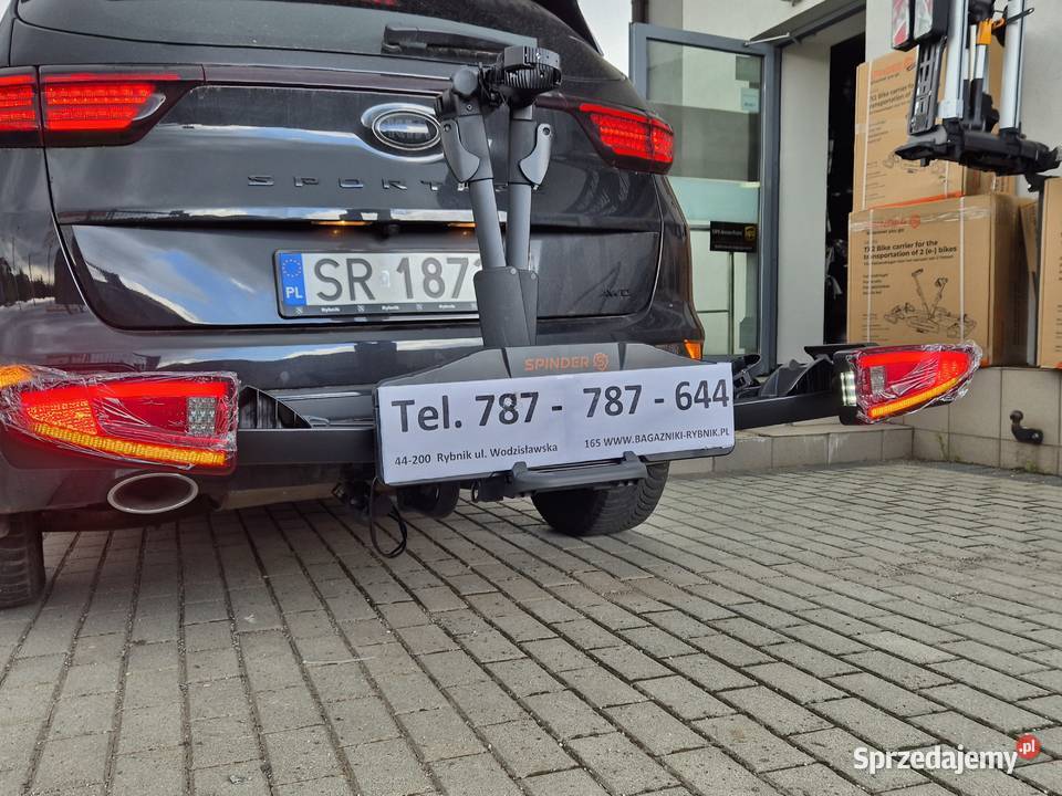 Bagażnik Platforma rowerowa SPINDER TX2 LED śląskie