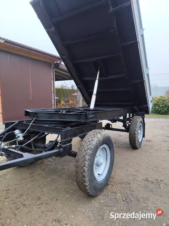 Przyczepa wywrotka d47 łódzkie Dmosin Drugi sprzedam