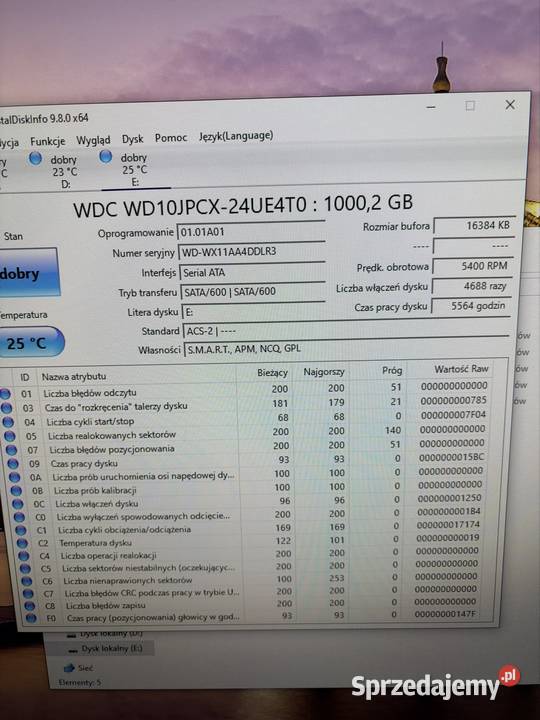 Dysk hdd 1tb z grami Radom