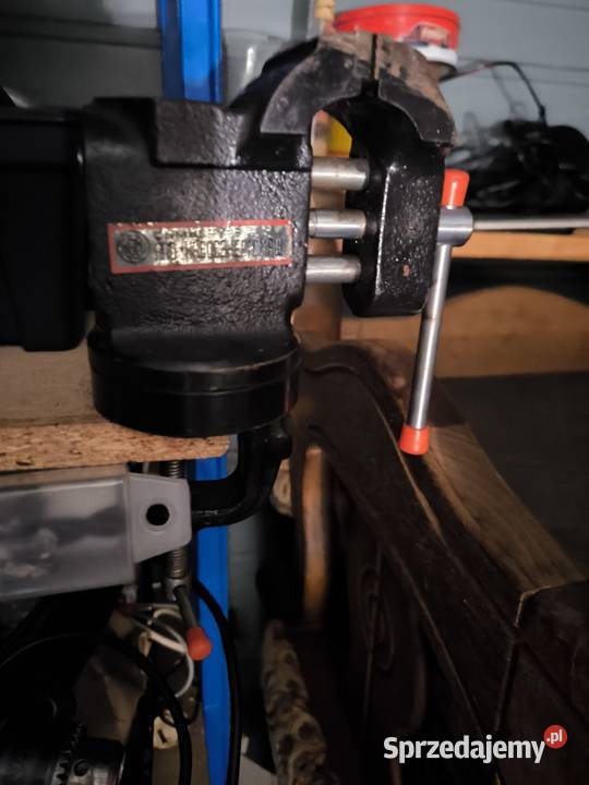 Solidne imadło obrotowe dawnej produkcji nowe łódzkie Radomsko