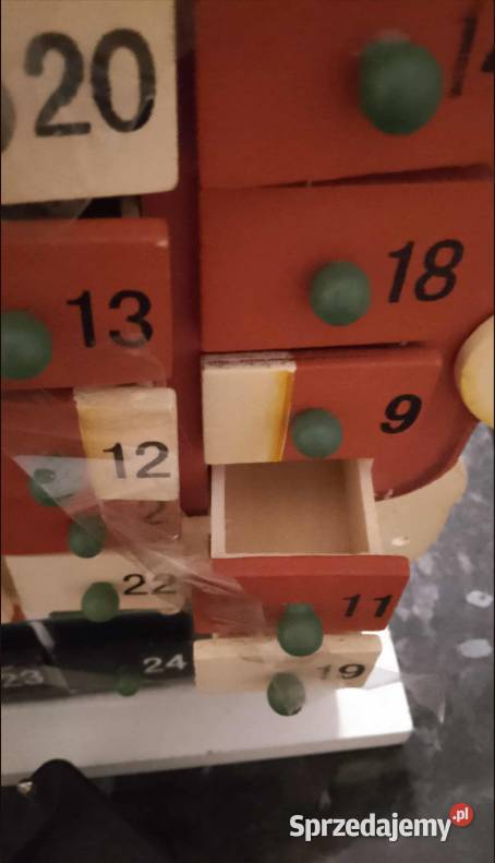 Drewniany kalendarz adwentowy Częstochowa