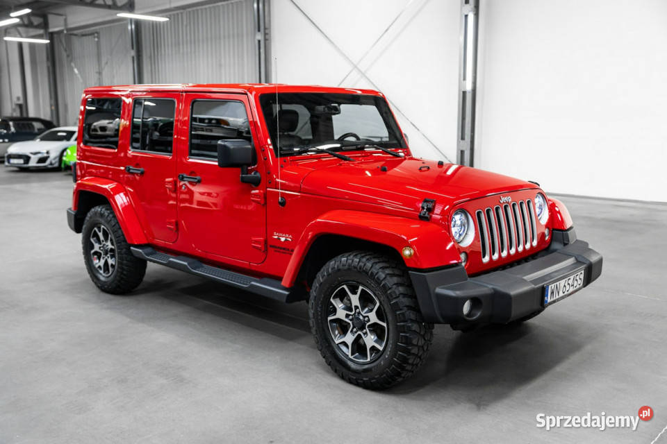 Jeep Wrangler Sahara Unlimited 286 Krajowy VAT marża Węgrzce