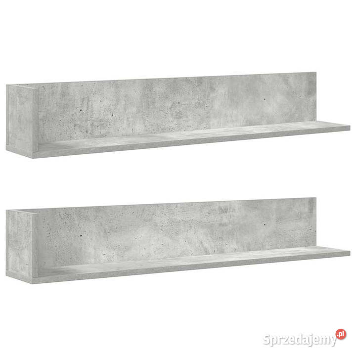Półki ścienne 2 szarość betonu 100x165x165 sprzedam