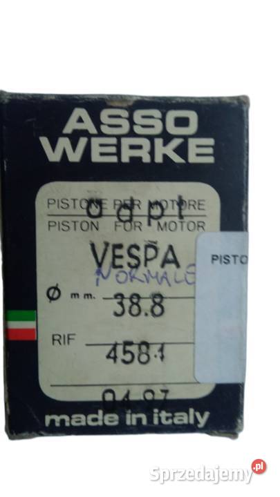 TŁOK ASSO WERKE POLINI 384 mm PIAGGIO VESPA Bielsk Podlaski