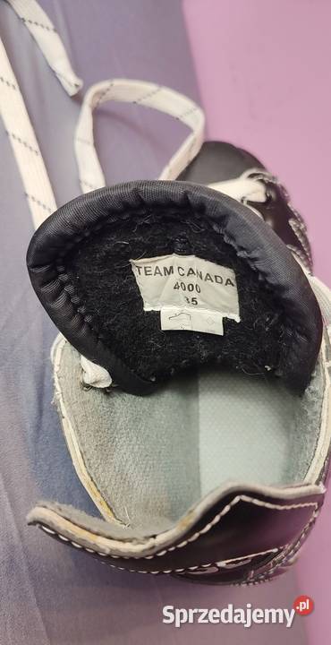 Łyżwy hokejowe Team Canada dzieci rozmiar 35 235 Łyżwiarstwo i hokej