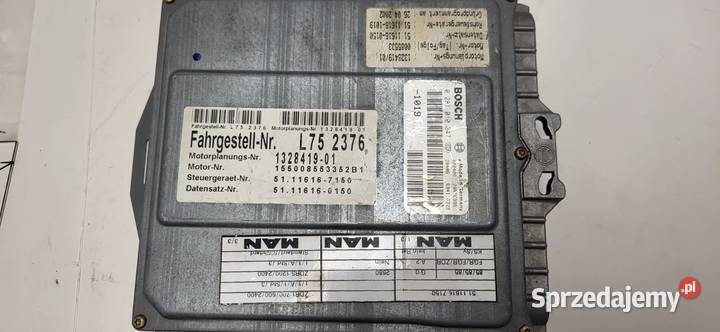 MAN sterownik silnika 0281020009 0281010347 Mojusz