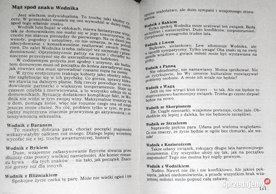 Horoskopy z czterech stron świata G i A Rok wydania 1991 Chełm