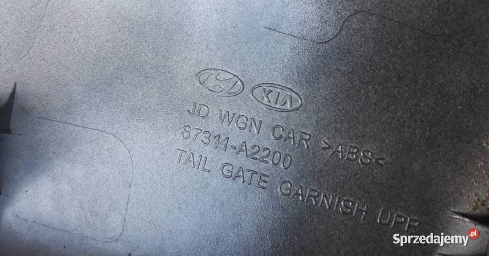 KIA CEED II 2 KOMBI BLENDA KLAPY BAGAŻNIKA TYŁ Międzychód