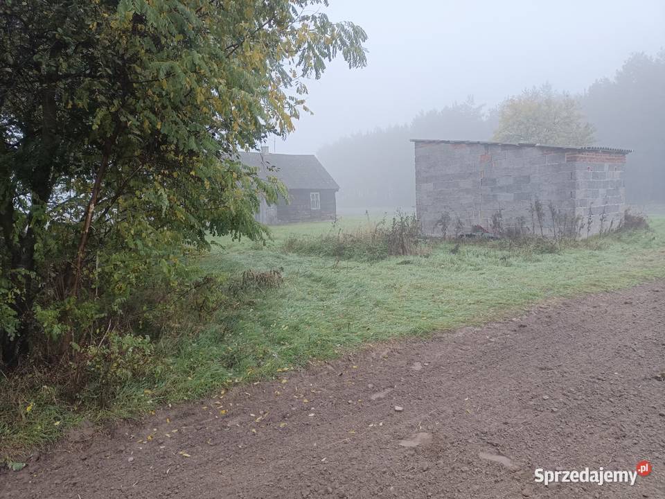 dzialka 17 ar z budynkami i mediami łódzkie sprzedam