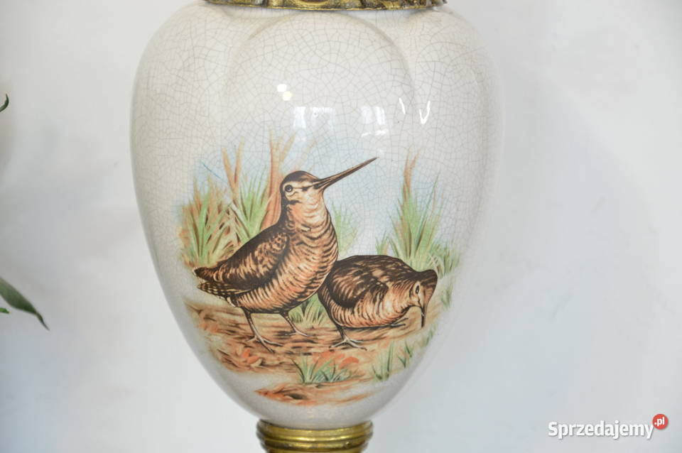 pałacowa ceramiczna LAMPA NAFTOWA niemiecka 499