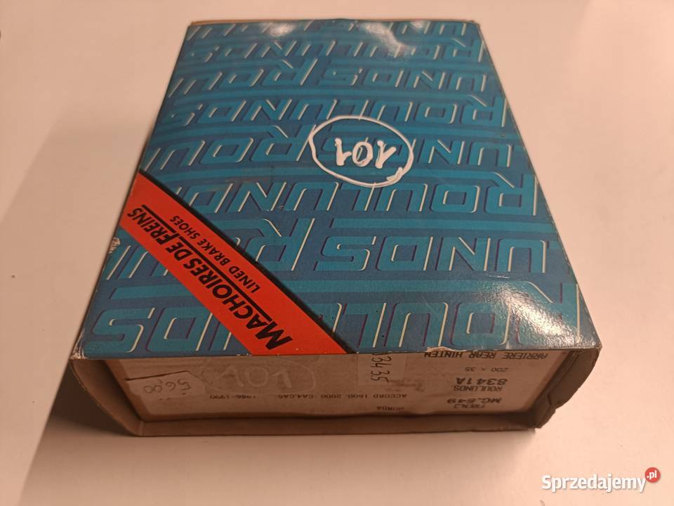 Honda Accord IV TYLNE SZCZĘKI HAMULCOWE tył Rudka