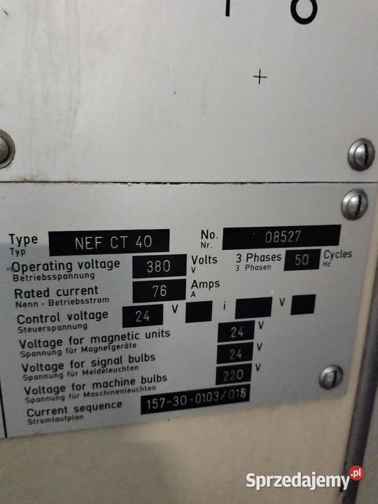 Tokarka CNC GILDEMEISTER NEF CT40 z wyciągiem Oświęcim