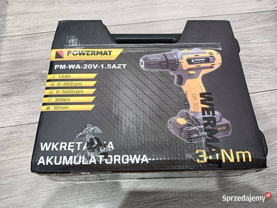 Wkrętarka Powermat zasilanie akumulatorowe 20 V Wałbrzych