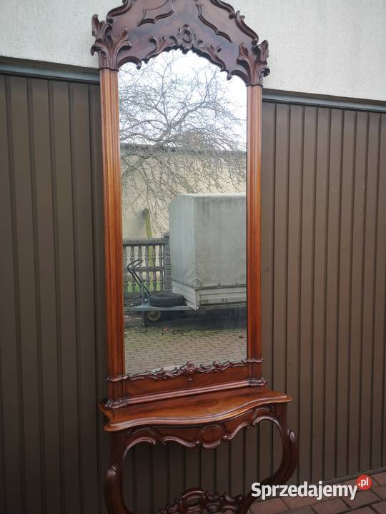 Duże Lustro Ludwik Filip Machoń XIX Wiek Swarzędz