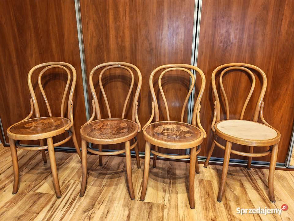 Oryginalne krzesła gięte Fabryka Mebli Giętych Gliwice