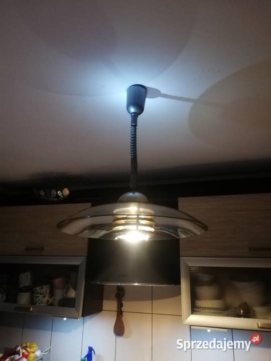 Lampa wisząca z przezroczystym kloszem do kuchni Wrocław