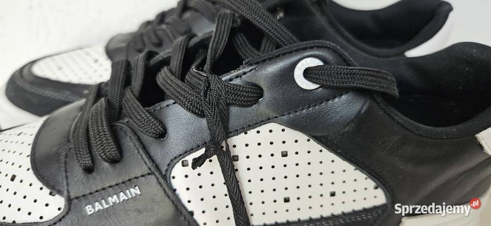 Balmain 44 sneakersy BCOURT FLIP skórzane buty Konstancin-Jeziorna