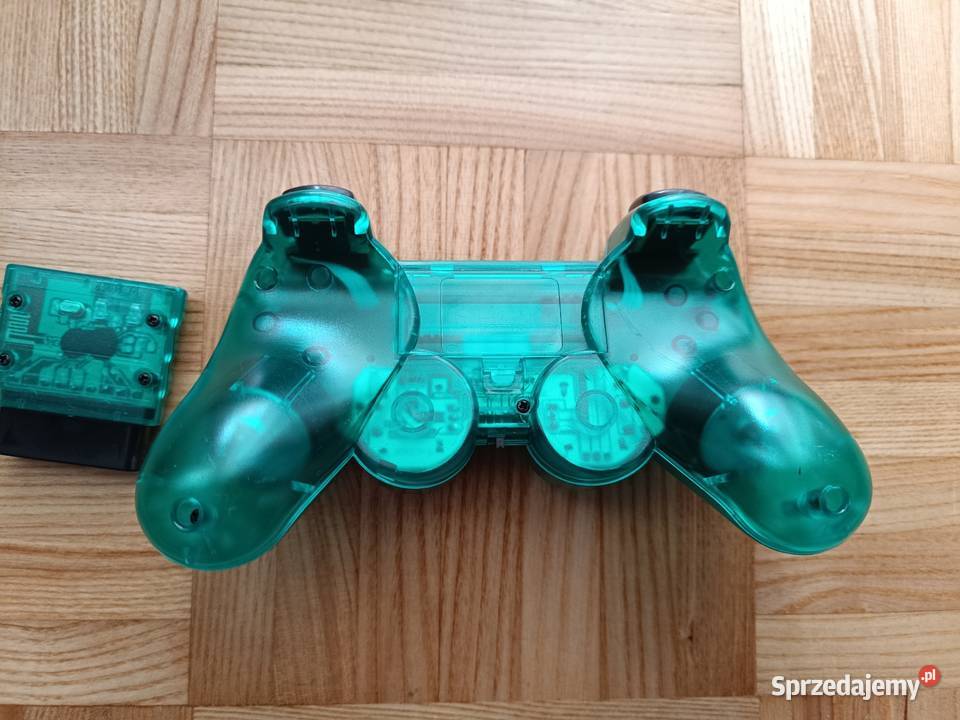 Pad bezprzewodowy PlayStation 2 2 zielony nowy sprzedam