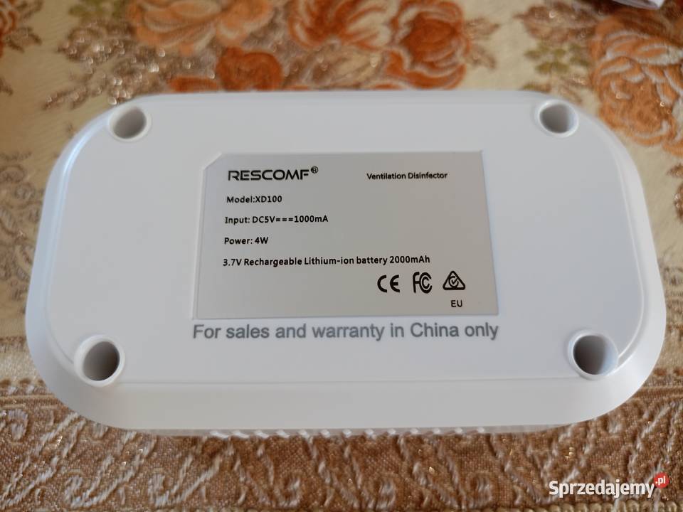 Urządzenie do dezynfekcji RESCOME XD100 Ozonator Drawski Młyn