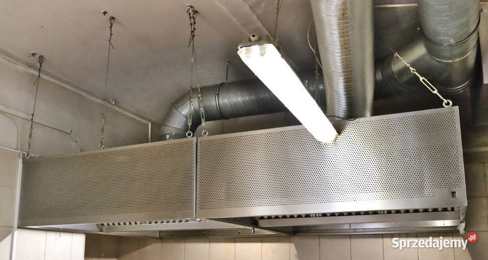 Duży okap gastronomiczny dwuczęściowy Pszczyna sprzedam