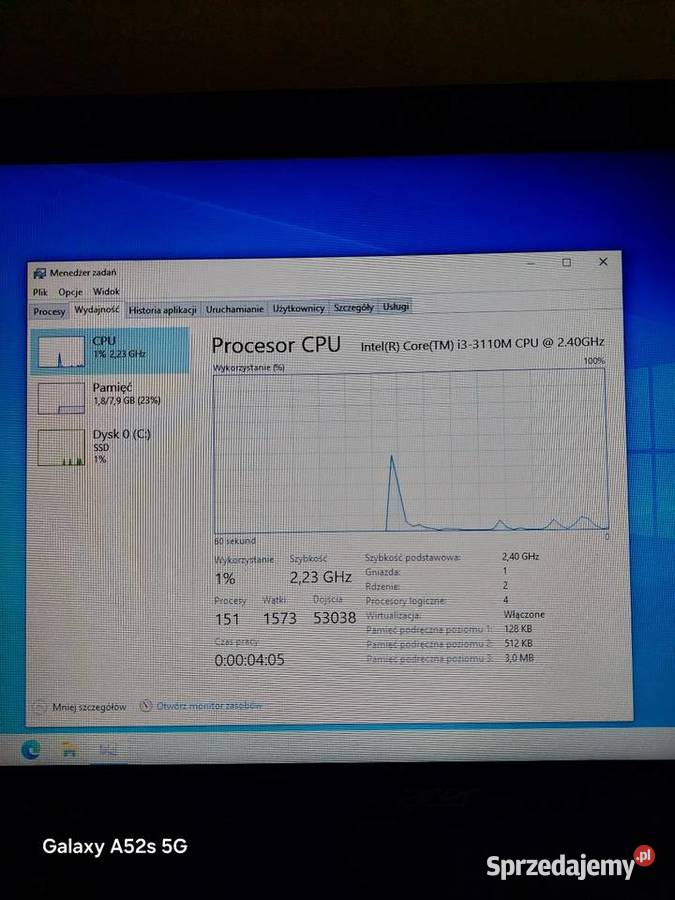 Acer Aspire E1531G Kamera