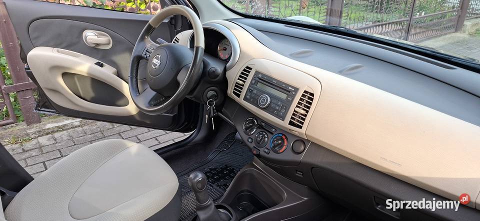 Nissan Micra 2009 12 80 Rok produkcji 2009 mazowieckie Opęchowo